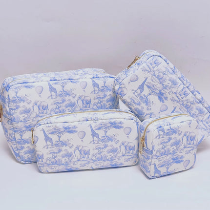 Chinoiserie Jungle Print Accessory Bags