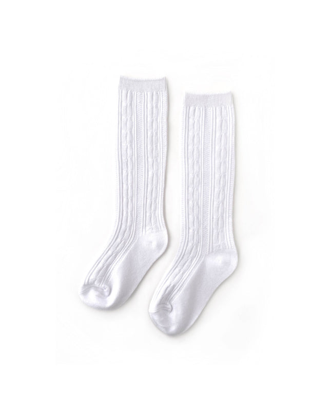 White Knee High Socks