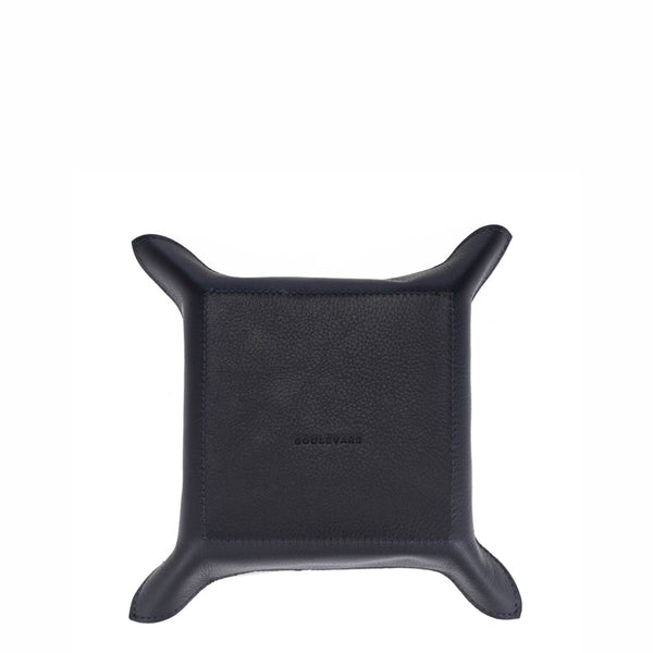 "Perry" Leather Valet Tray (Personalizable)