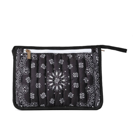 Bandana Print Pouch -Beau Black