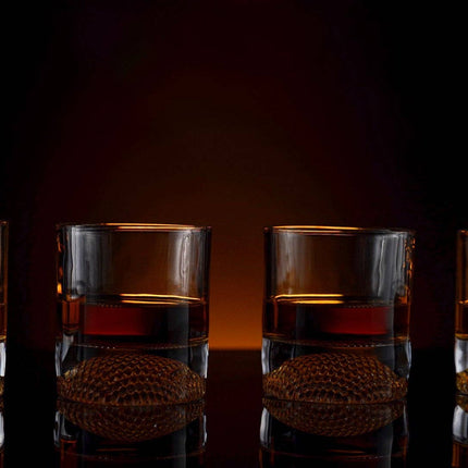Golf Ball Whiskey Glasses - Set of 4
