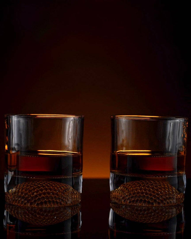 Golf Ball Whiskey Glasses - Set of 4