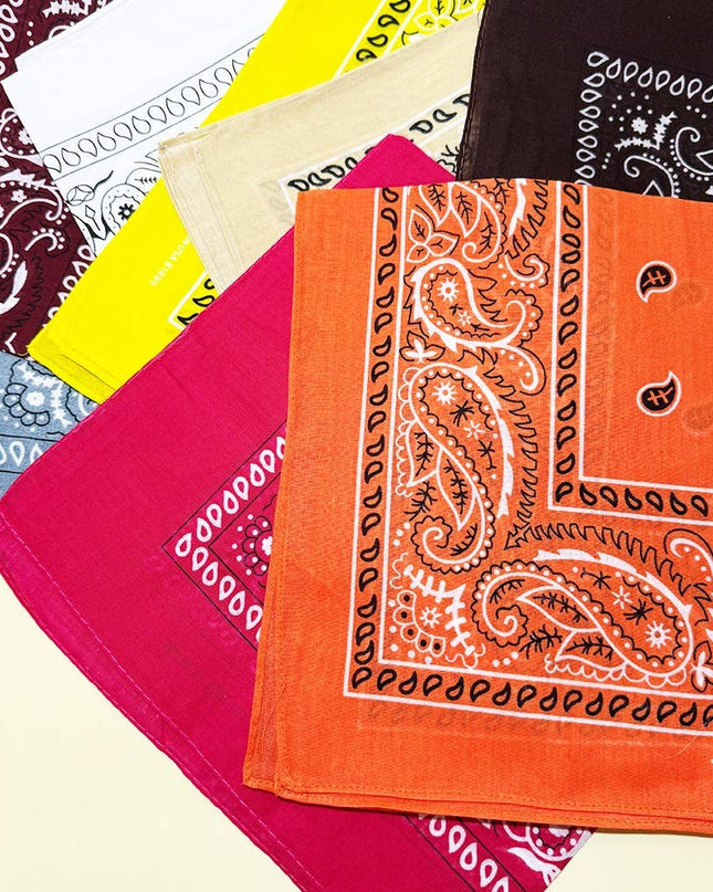 Cotton Paisley Bandanas