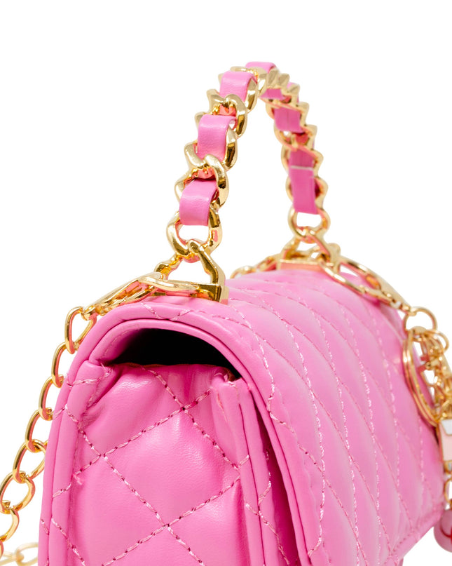 Girl's Classic Link Chain Top Handle Handbag