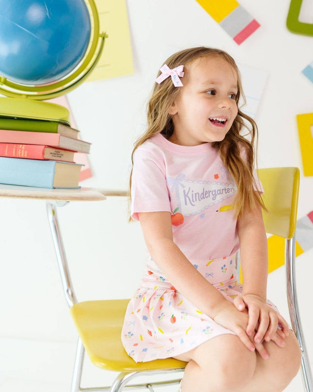 Kindergarten Pennant Short Sleeve T-Shirt - Back To School