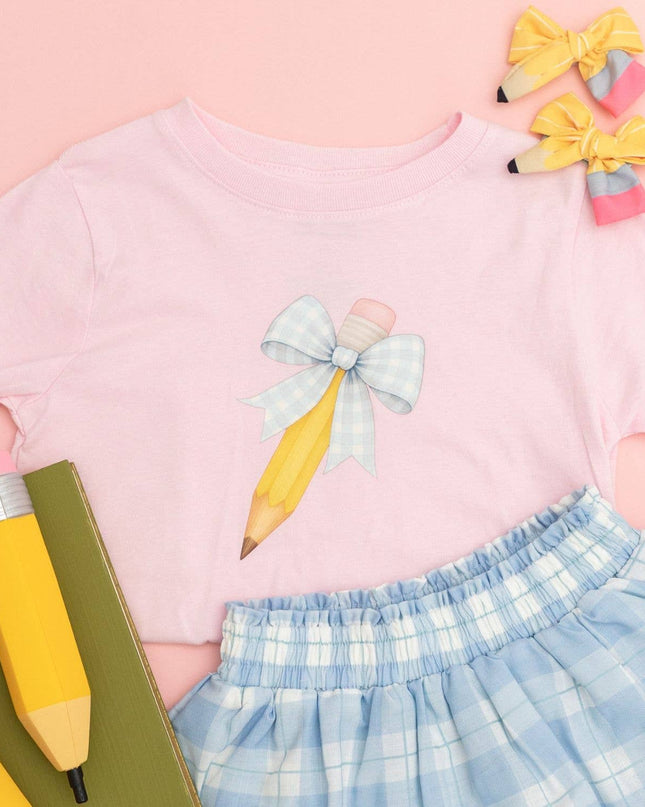 School Days Pencil Bow Clip Set - Back To School - Hair