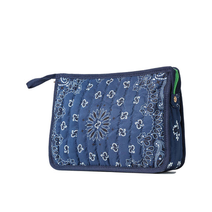 Bandana Print Pouch - Beau Navy