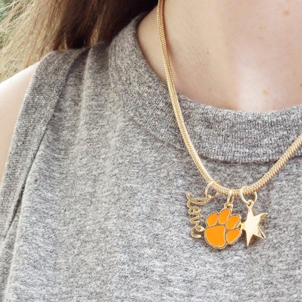 Clemson Tigers Enamel Logo Charm