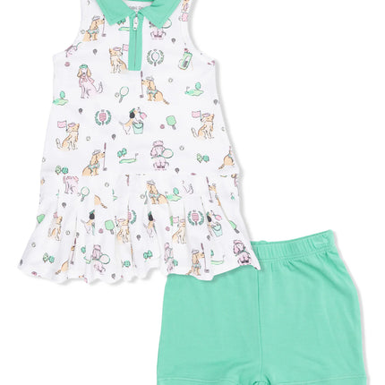 Polo Tennis Dress with Cartwheel Short