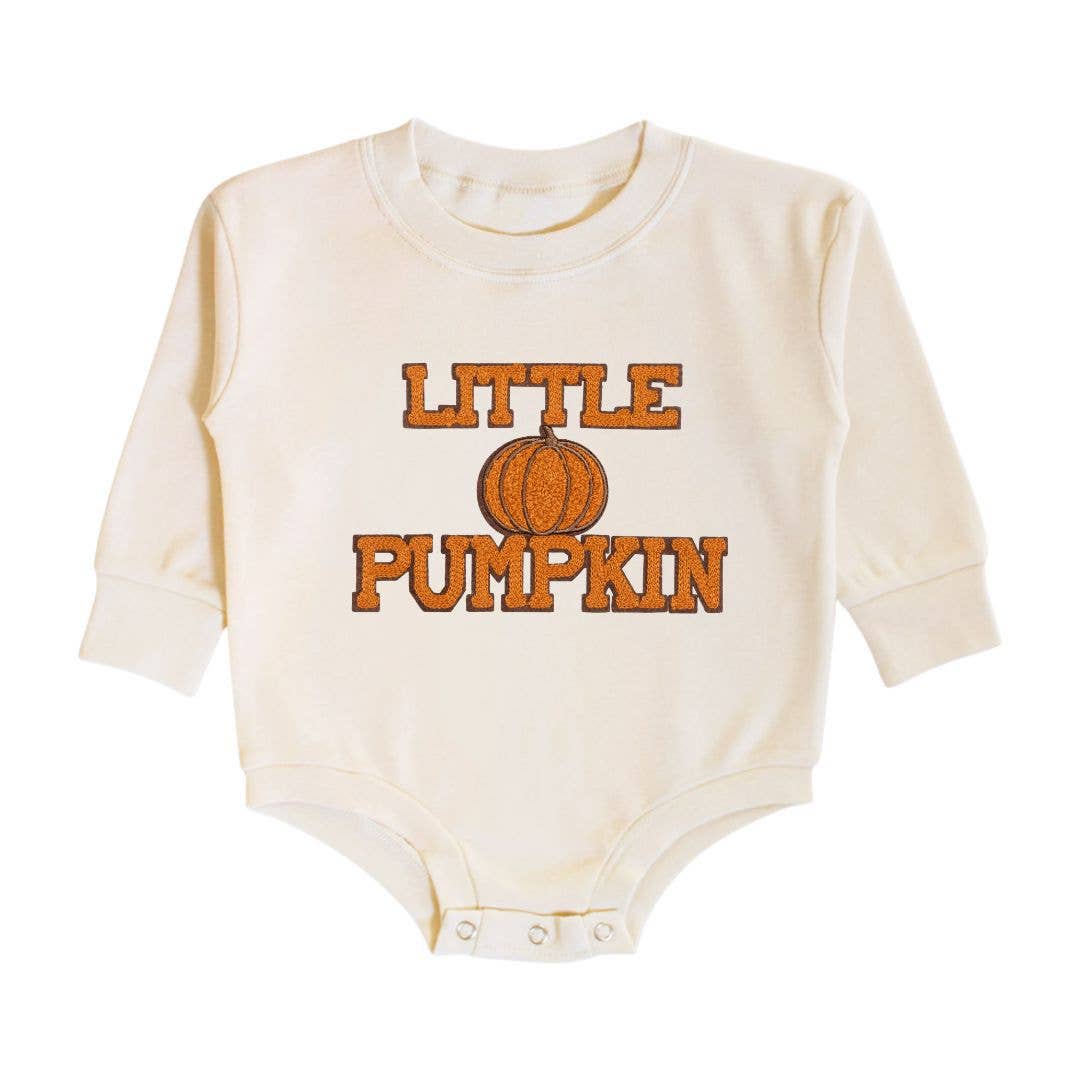 Little Pumpkin Patch Long Sleeve Romper