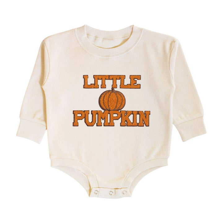 Little Pumpkin Patch Long Sleeve Romper