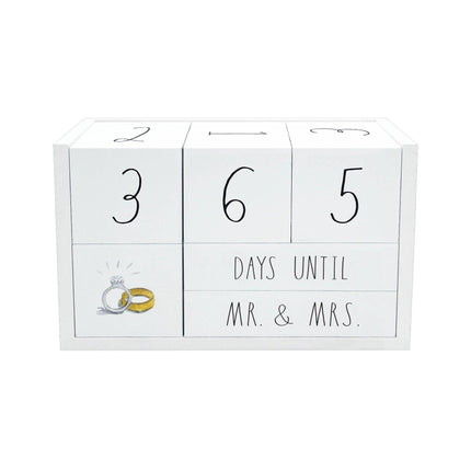 Wedding Countdown Block Set