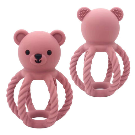 Silicone Teddy Rattle