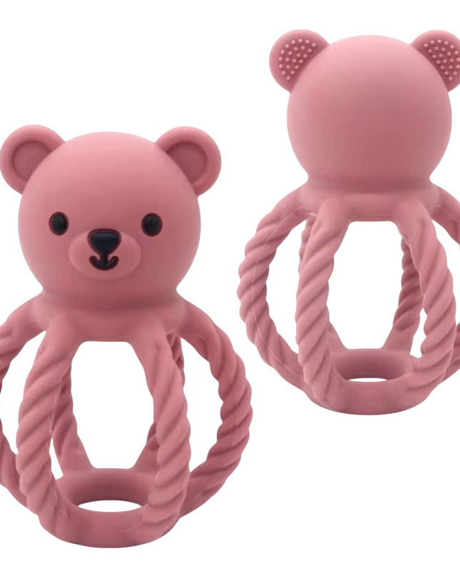 Silicone Teddy Rattle