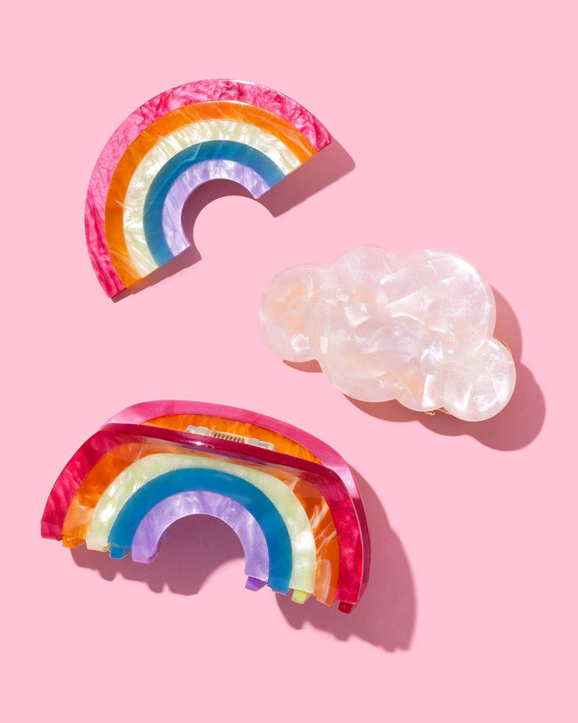 Claw Hair Clip - Rainbow