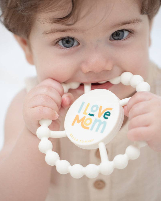 I Love Mom Happy Teether