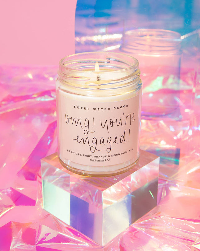 OMG! You're Engaged! Soy Candle