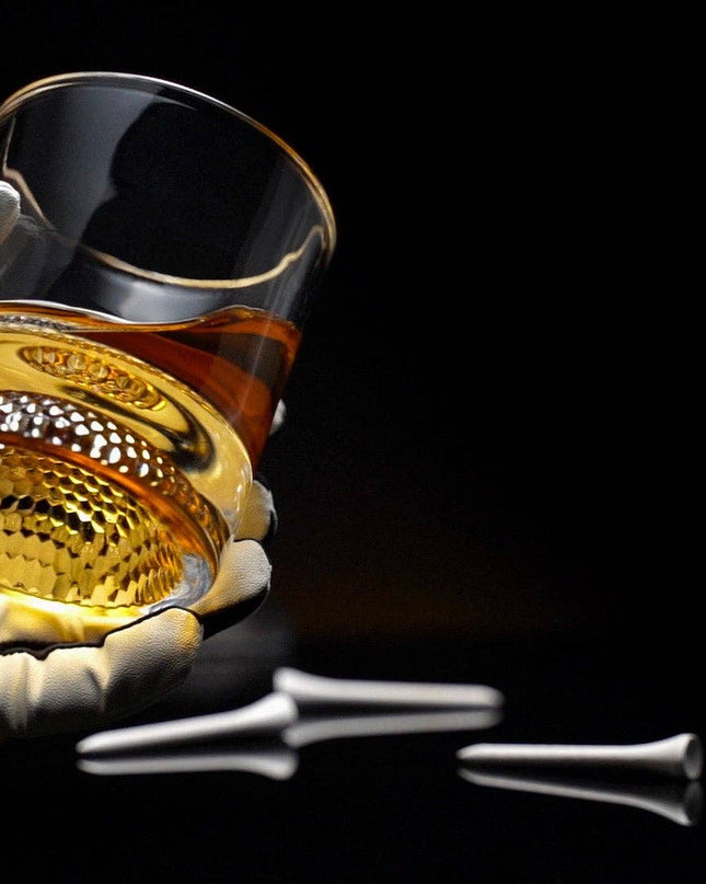 Golf Ball Whiskey Glasses - Set of 4