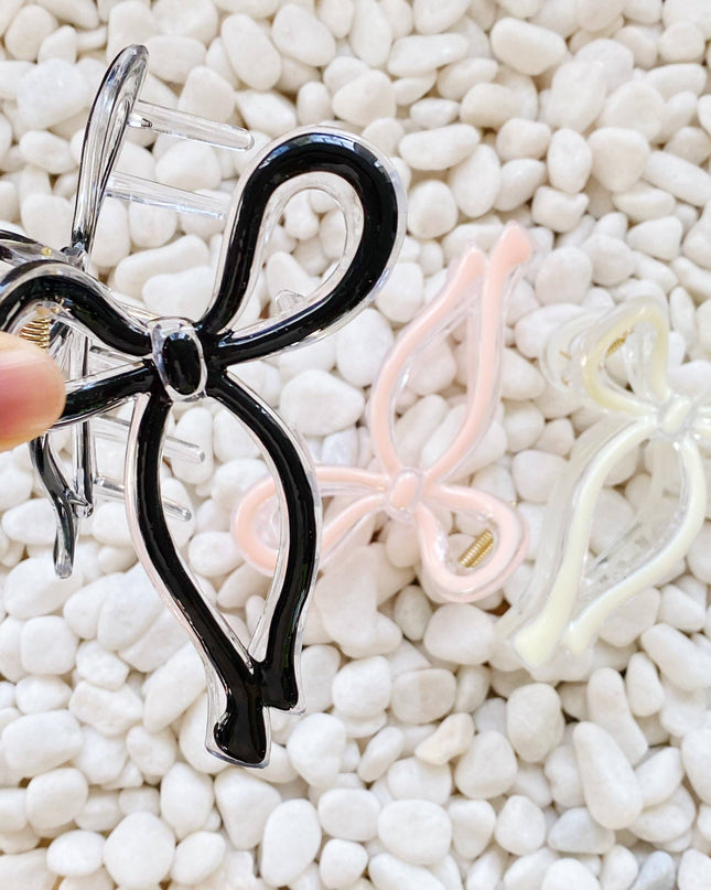 Annie Bow Hair Claw Clips