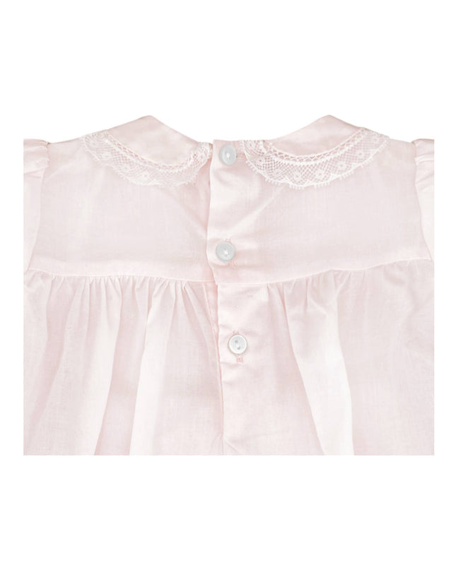 Fully Smocked Dress with Lace
