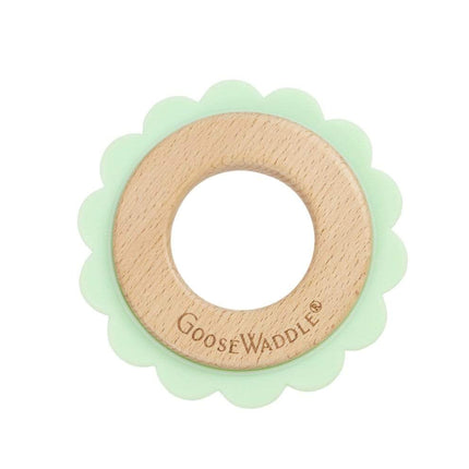 Lion Silicone and Wood Teether