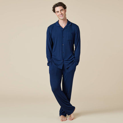 Notch Collar PJ Set in Supremely Soft Ribbed Modal