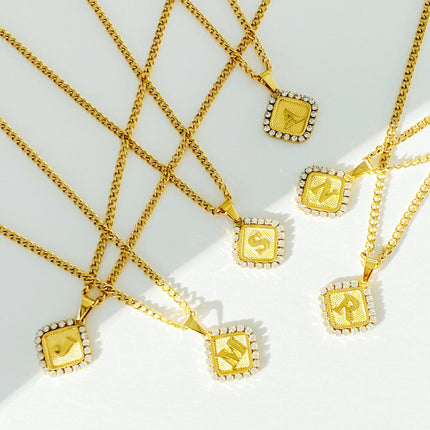 Aztec Delight Initial Necklace