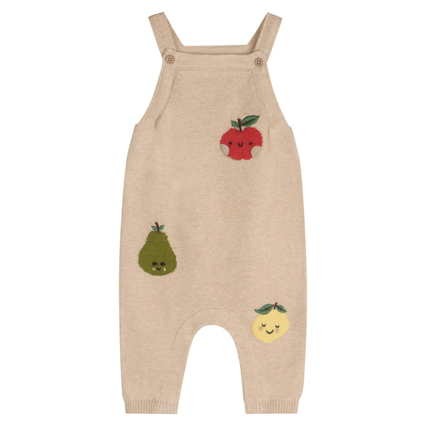 Happy Fruits Embroidered Baby Overall Set (Organic Cotton)