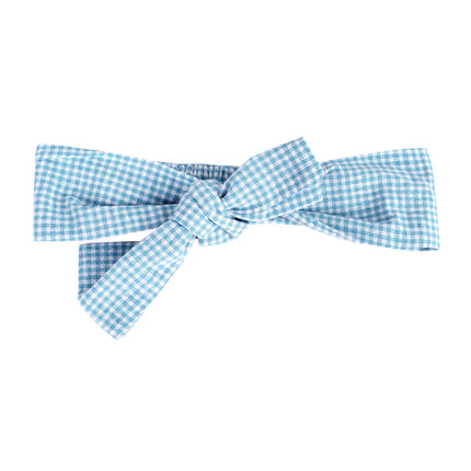 Nautical Gingham Baby Romper + Headband (Organic)