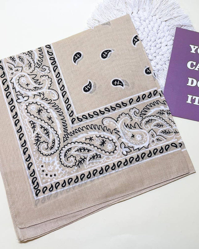 Cotton Paisley Bandanas