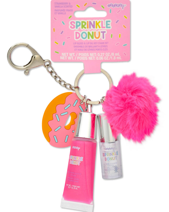 Donut Lip Balm Keychain