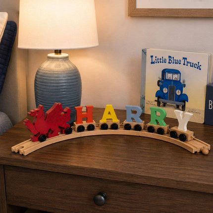 Wooden Name Train Piece – Choose Your Style