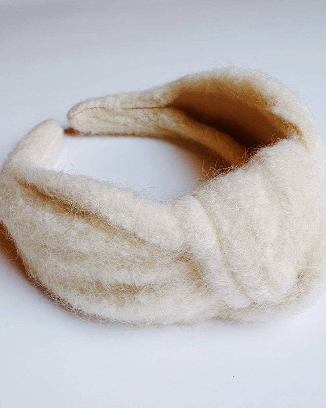 Cozy Fuzzy Cloud Knotted Headband