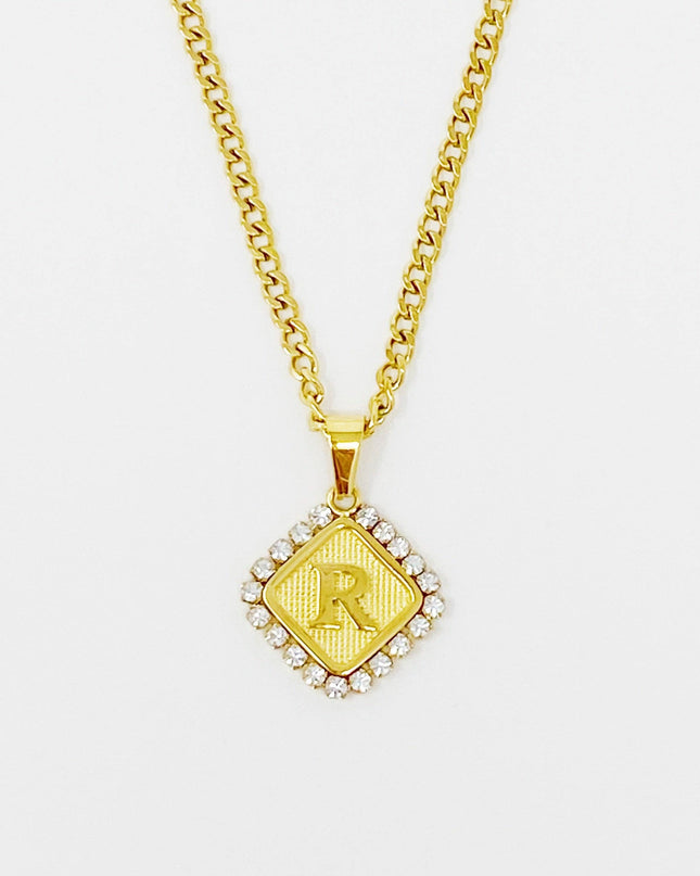 Aztec Delight Initial Necklace