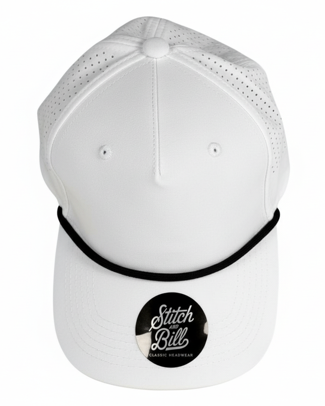 Performance 5 Panel Rope Baseball Cap Air Flow Men Women