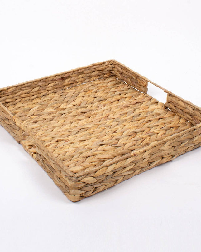 Natural Woven Square Tray