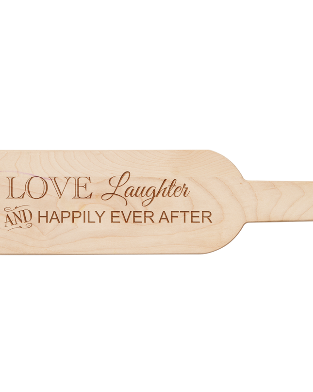 Maple Wine Board | Love Laughter and Happy Ever After