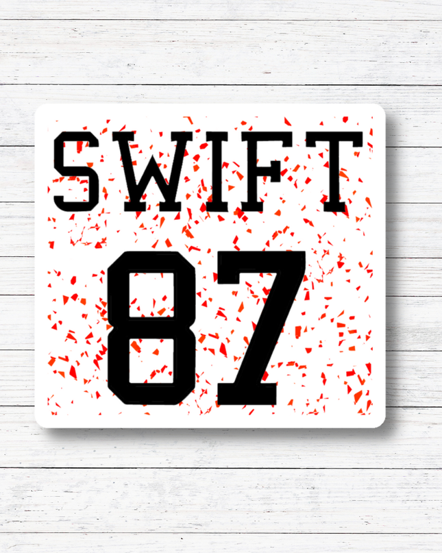 Swift 87- Taylor & Travis Stickers/Magnet: Matte Vinyl