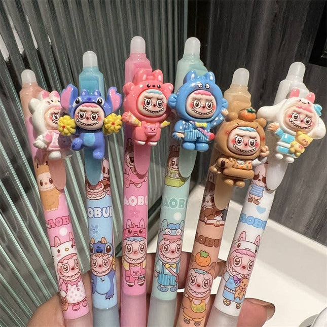Labubu Erasable Press Gel Pen