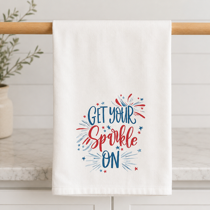 Get Your Sparkle On Tea Towel