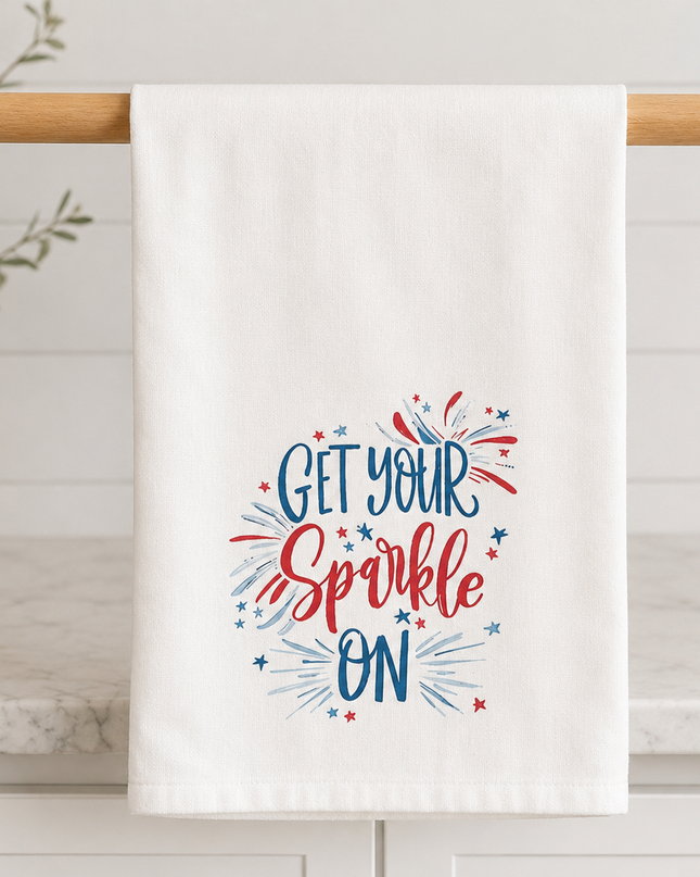 Get Your Sparkle On Tea Towel