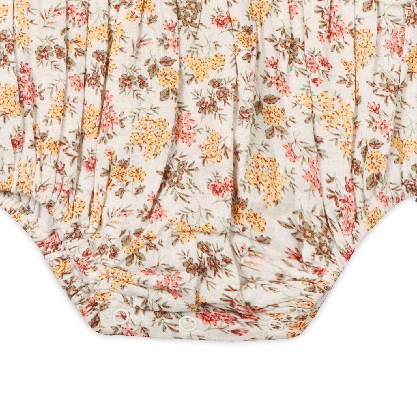 Florecita Floral Baby Romper & Headband Set