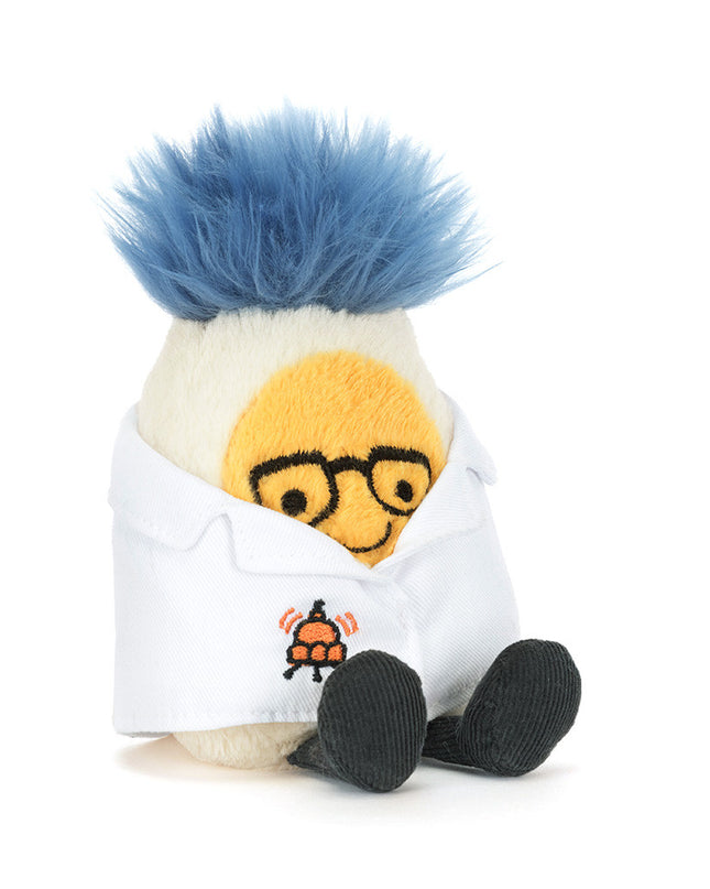 Jellycat Amuseables Boiled Egg Scientist Outfit