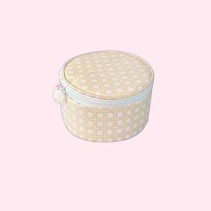 Champagne Bungalow Glossy Button Bag