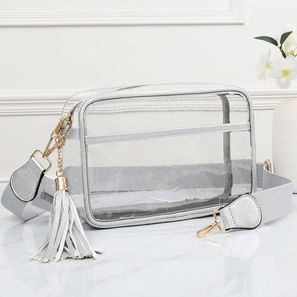 Personalized Game Day Clear Crossbody Bag