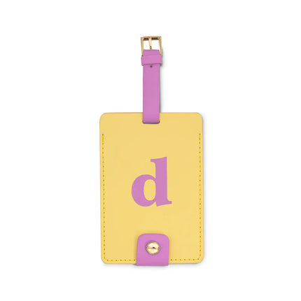 Just Mine Initial Luggage Tag by Kate Spade