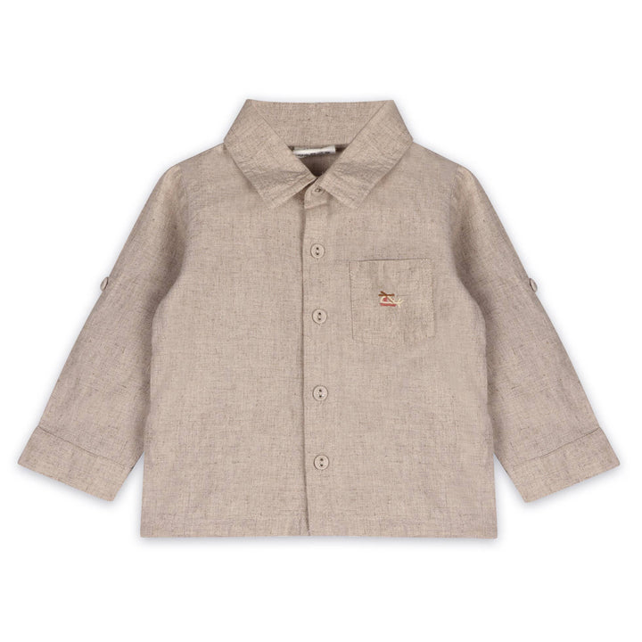Positano Linen Baby Shirt & Corduroy Pants