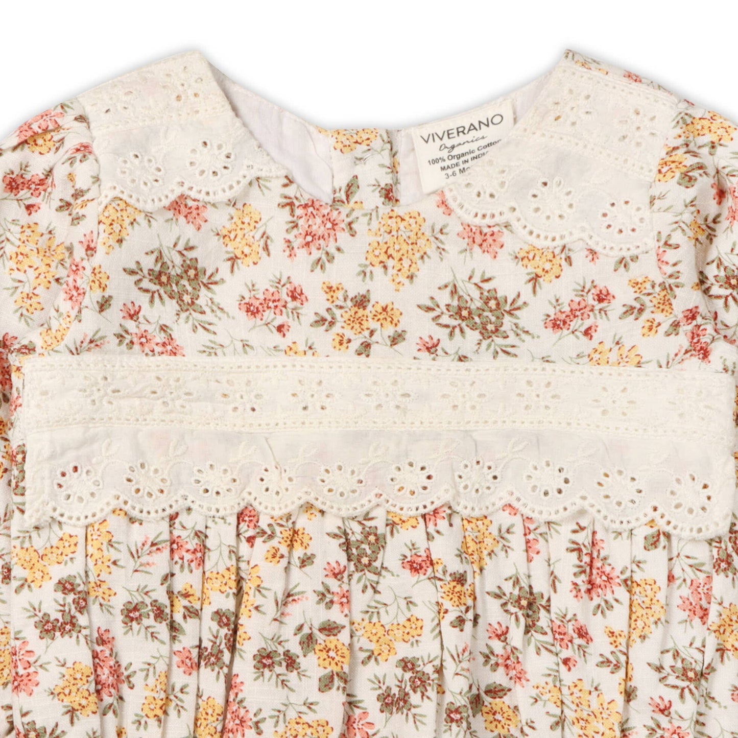 Florecita Floral Baby Romper & Headband Set