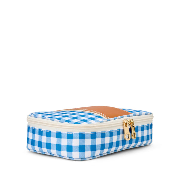 "Megan" Nylon and Leather Makeup Case (Personalizable)