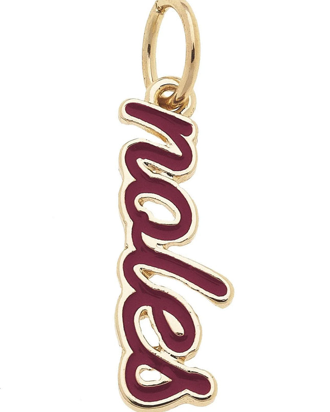 Florida State Enamel Script Charm